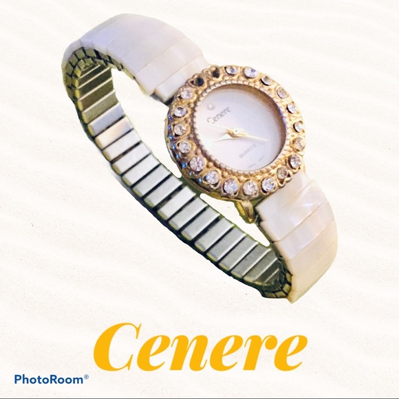 Cenere Rhinestone & Gold Watch - Picture 3 of 4